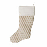 Fortuny Christmas Stocking with Cuff