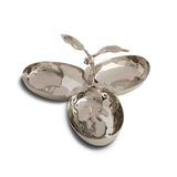 Olive Branch Stainless Steel Triple Server