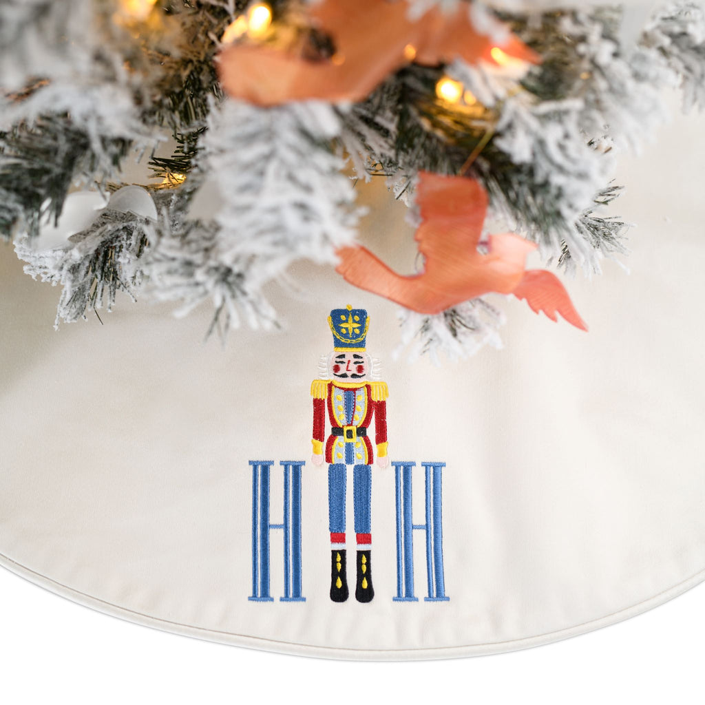 Oh What Fun - Small Monogrammed Tree Skirts Are Here For The Holidays!