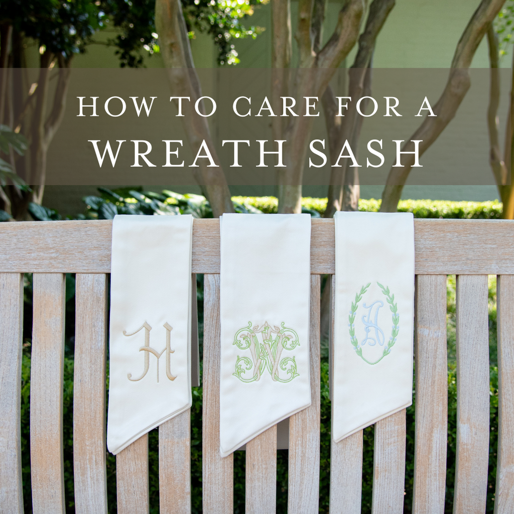 How to Care for a Wreath Sash