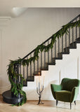 Afloral Real Touch Norfolk Pine Entry / Staircase Garland - 180" Long