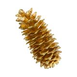Gold Sugar Pine Cone with Glittered Tips