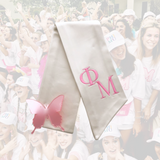 Greek Alphabet Wreath Sash