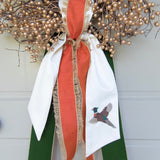 Pheasant Wreath Sash II