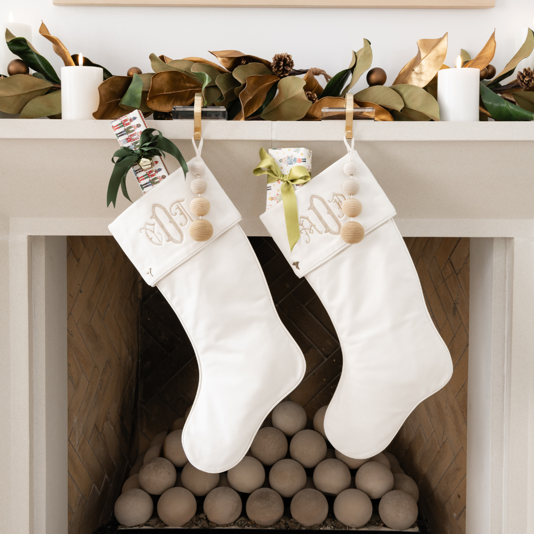 Simboli Christmas Stocking, Italian Fabric