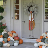 Shaded Pumpkin Wreath Sash