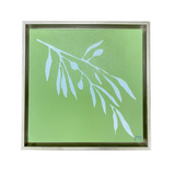 Green Framed Canvas by Jessica O'Neill