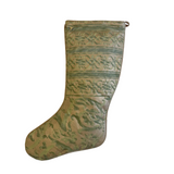 Christmas Stocking Made with Fortuny Farnese Frieze Fabric