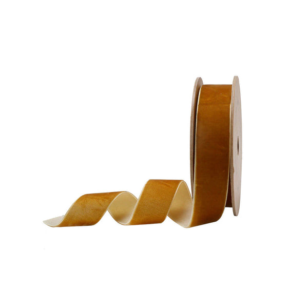 Velvet Ribbon - Gold