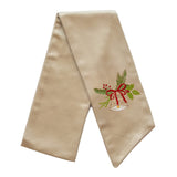 Christmas Bell Wreath Sash