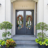 Shaded Pumpkin Wreath Sash