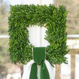 Evergreen Suede and Gold Ribbon