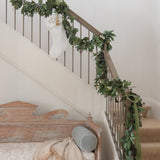 Deluxe Eucalyptus White Berry 9' Garland