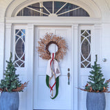 Christmas Tree Wreath Sash