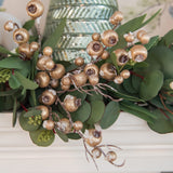 Metallic Gold Crabapple Pick