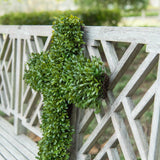 NEW Cross Boxwood Wreath