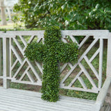NEW Cross Boxwood Wreath