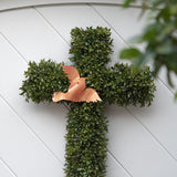 NEW Cross Boxwood Wreath