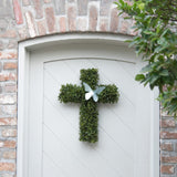 NEW Cross Boxwood Wreath