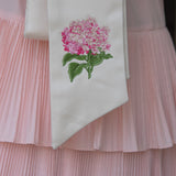 Hydrangea Wreath Sash - Pink