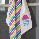 Summer Striped Grosgrain Ribbon - 3"