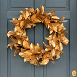 Gold Magnolia Wreath