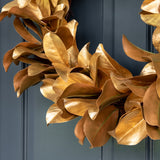 Gold Magnolia Wreath