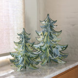 Painted Acrylic Christmas Trees by Jessica O'Neill