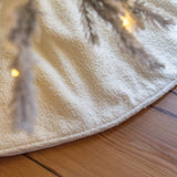 Boucle Ivory Tree Skirt