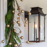 Gold Metallic Ball Garland 48"