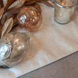 Gold & Silver Speckled Reversible Table Runner