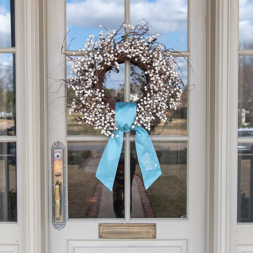 Colorblock Wreath Sash|Colorful Spring Wreath Sash – Fig & Dove