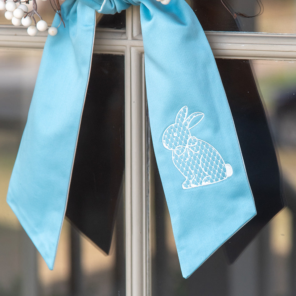 Colorblock Wreath Sash|Colorful Spring Wreath Sash – Fig & Dove