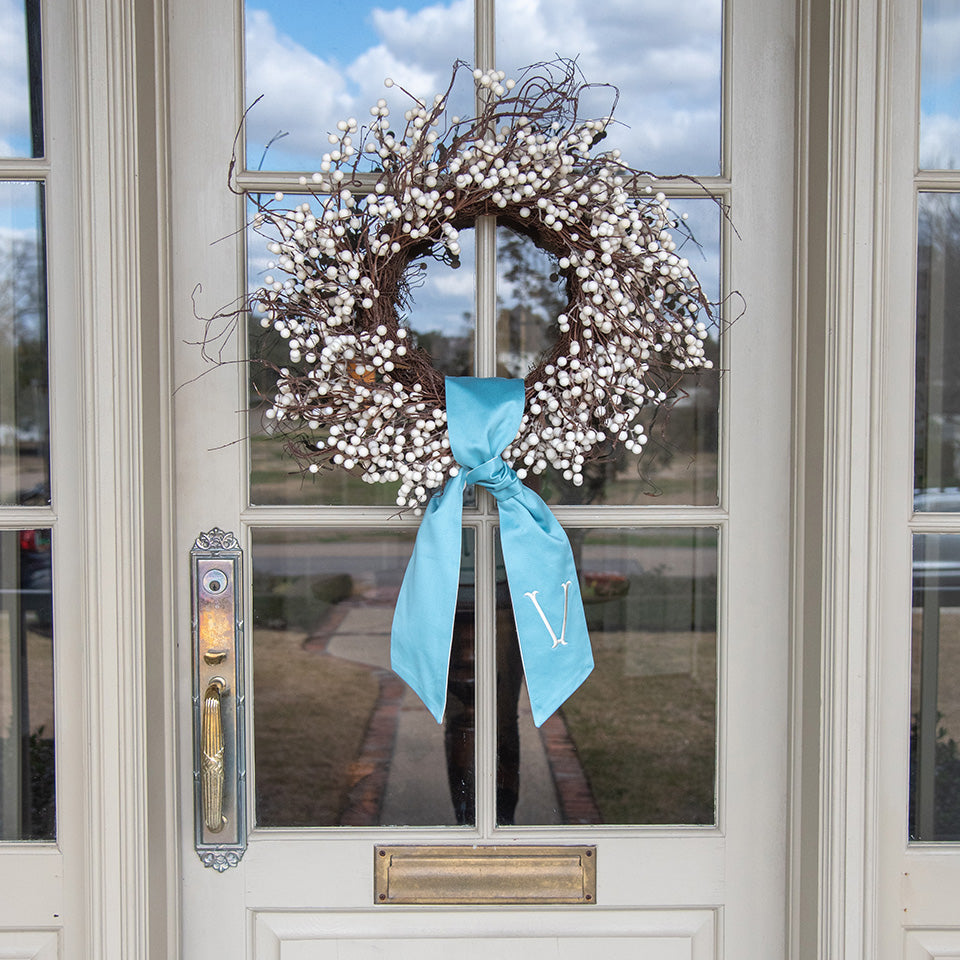 Colorblock Wreath Sash|Colorful Spring Wreath Sash – Fig & Dove