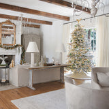 Designer Flocked Christmas Tree