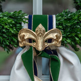 Gilded Mardi Gras Mask