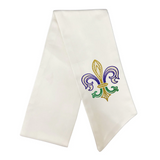 Fleur De Lis Wreath Sash