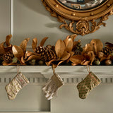 Gold Magnolia 5' Mantel Garland