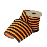 Orange & Black Stripe Ribbon