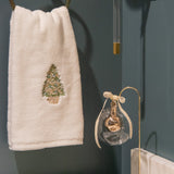 Seasonal Embroidered Hand Towel