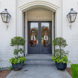 Holiday Stag Wreath Sash