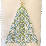 Seasonal Embroidered Hand Towel