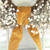 Ochre Velvet Ribbon - 4"