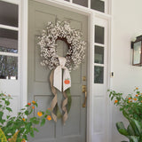 Shaded Pumpkin Wreath Sash