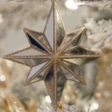 Mirrored North Star Ornament - 5.75 inches