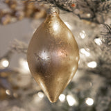 Gold Leaf Ornament Set