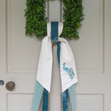Peacock Wreath Sash