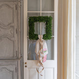 NEW Square Boxwood Wreath - 24"