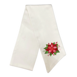 Poinsettia Wreath Sash