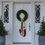 Poinsettia Wreath Sash